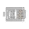 Modulare Steckverbinder Intronics RJ-12 M TD106M ACT Rundkabel Volldraht im Beutel 25 Stück