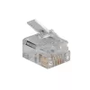 ACT RJ12 (6P/6C) modularer Steckverbinder für Rundkabel mit Litzenleitern