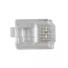 ACT RJ12 (6P/6C) modularer Steckverbinder für Rundkabel mit Litzenleitern