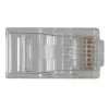 ACT RJ45 (8P/8C) modularer Steckverbinder für Flachkabel