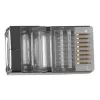 ACT RJ45 (8P/8C) geschirmter modularer Steckverbinder für Rundkabel mit Litzenleitern
