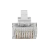 ACT RJ45 (8P/8C) geschirmter modularer Steckverbinder für Rundkabel mit Litzenleitern