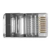 ACT RJ45 (8P/8C) geschirmter modularer Steckverbinder für Rundkabel mit Massivleitern