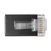 ACT RJ45 (8P/8C) geschirmter modularer Steckverbinder für Rundkabel mit Massivleitern