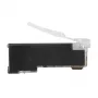 ACT RJ45 (8P/8C) CAT6 geschirmter modularer Steckverbinder für Rundkabel mit massiven oder flexiblen Leitern
