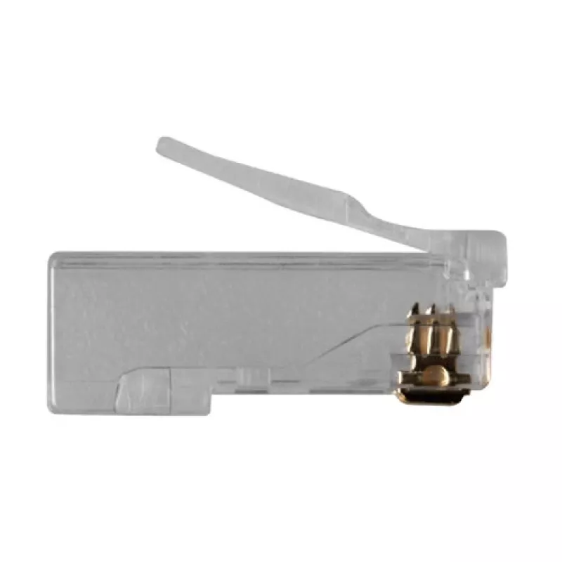 ACT RJ45 (8P/8C) CAT6 modularer Steckverbinder für Rundkabel mit massiven oder flexiblen Adern