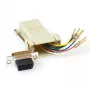 ACT Montierbarer Hochleistungsadapter RJ-45-Buchse auf 9-poligen D-Sub-Stecker