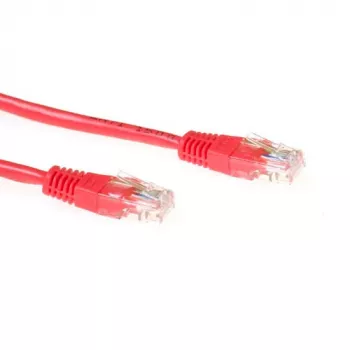 ACT Rot 0,5 Meter U/UTP CAT5E Patchkabel mit RJ45-Steckern