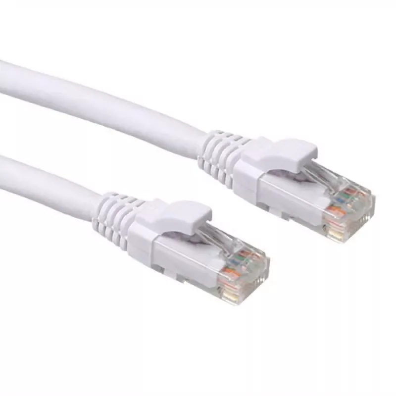 ACT Weiß 3,00 Meter U/UTP CAT6A Patchkabel rastnasenfrei mit RJ45-Steckern