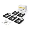 StarTech.com 5er-Pack – 2,5 inch SSD/HDD-Montagehalterung für 3,5-Zoll-Einbauschacht