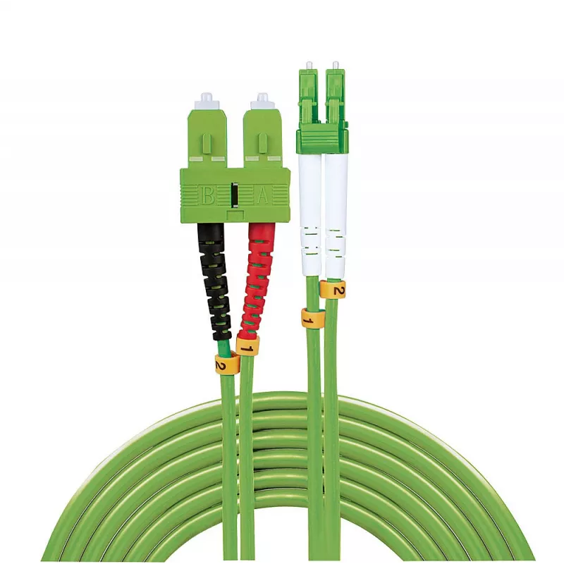 Lindy 46324 InfiniBand/Glasfaserkabel 10 m 2x LC 2x SC Grün