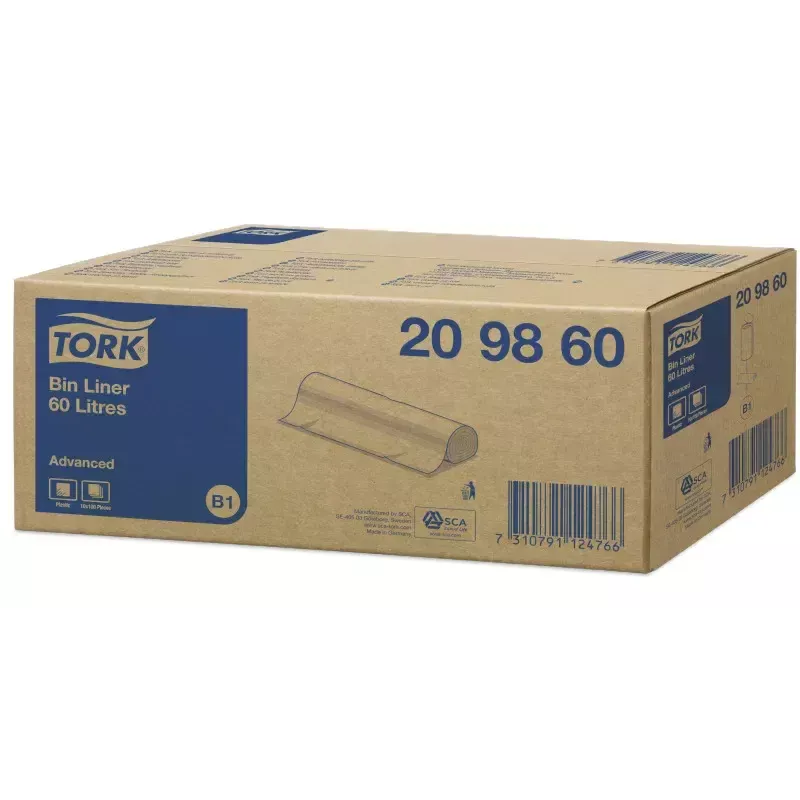 Müllbeutel Tork 209860 60 L Grün