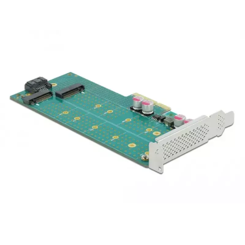 Erweiterungskarte DeLOCK PCI Express x4 auf M.2 Key B + M - Low-Profile