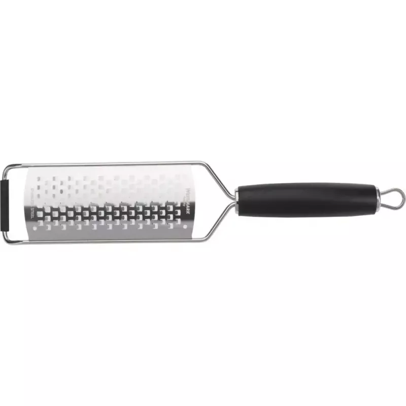 Flache Reibe Westmark Technicus-Square, Edelstahlklinge, schwarzer TPE-Griff, 65×28×325 mm