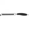 Flache Reibe Westmark Technicus-Square, Edelstahlklinge, schwarzer TPE-Griff, 65×28×325 mm