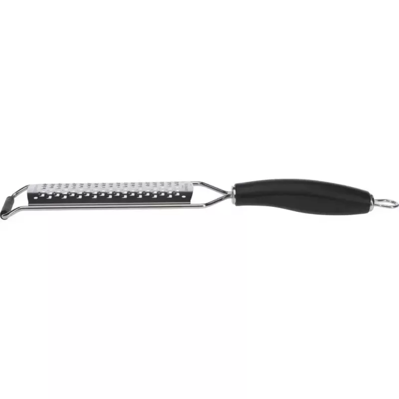 Flache Reibe Westmark Technicus-Square, Edelstahlklinge, schwarzer TPE-Griff, 65×28×325 mm