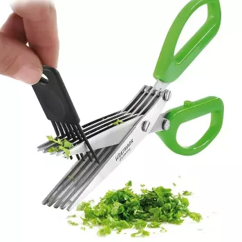 Küchenschere Westmark Kräuter‑Fee 200 mm – Edelstahlklingen, grüner Griff, für Kräuter
