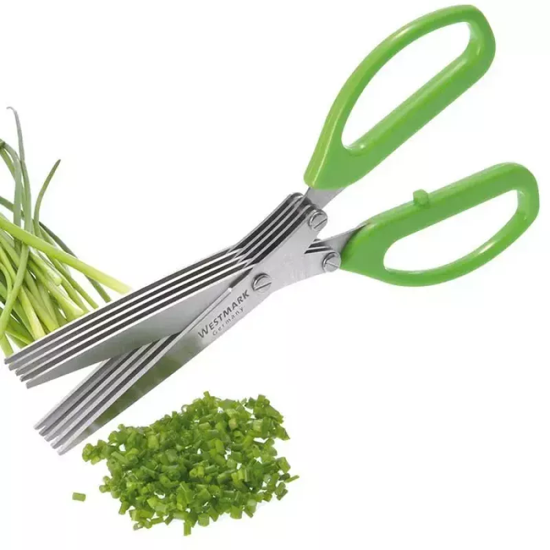 Küchenschere Westmark Kräuter‑Fee 200 mm – Edelstahlklingen, grüner Griff, für Kräuter