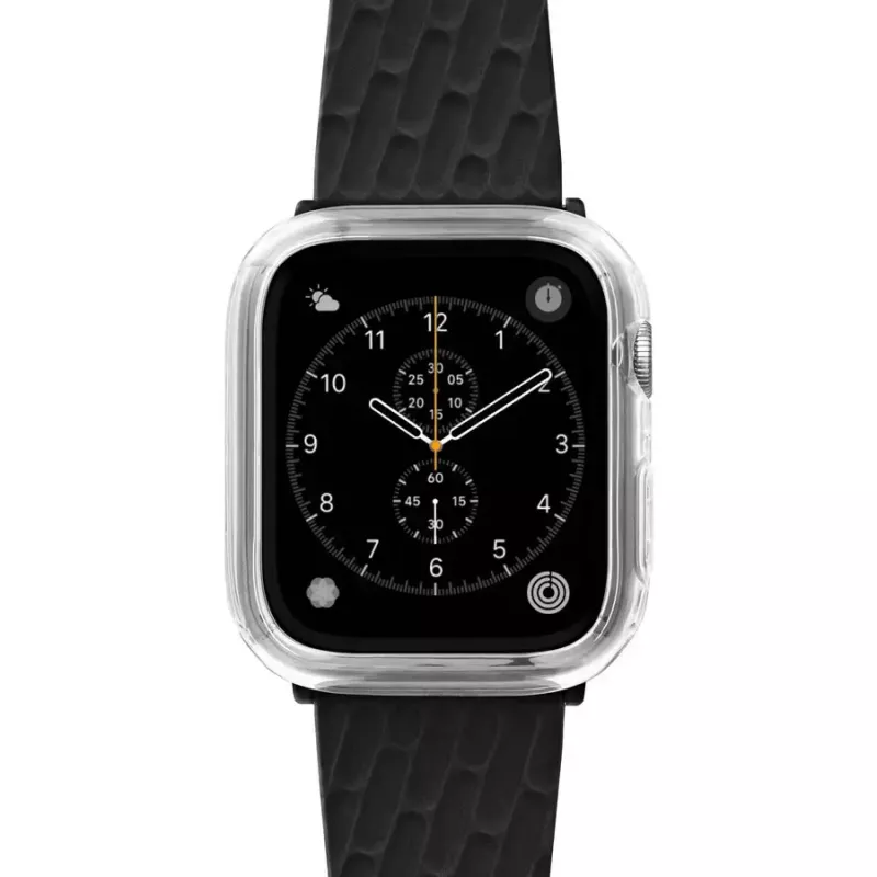 Hülle für Smartwatch LAUT Shield Transparent Glas Polycarbonat PC für Apple Watch 44/45mm