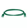 ACT Grün 7 Meter LSZH U/UTP CAT6 Rechenzentrums-Slimline-Patchkabel mit Knickschutz und RJ45-Steckern
