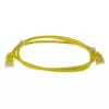 ACT Gelb 7 Meter LSZH U/UTP CAT6 Datacenter Slimline-Patchkabel mit Schnappschutz und RJ45-Steckern