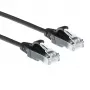 ACT Schwarz 7 Meter LSZH U/UTP CAT6 Rechenzentrums-Slimline-Patchkabel mit Rastnasenschutz & RJ45-Steckern