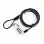 eSTUFF GLB220302 Kabelschloss Schwarz 1,8 m