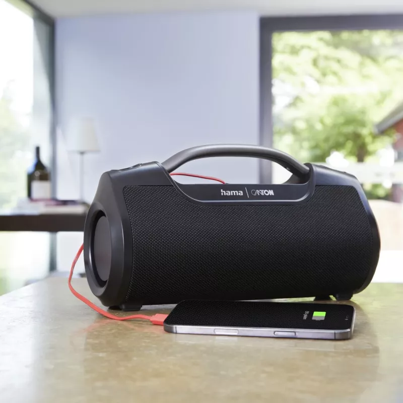 Hama Mate Pro Stereo tragbarer Lautsprecher Schwarz 60 W