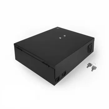 ACT Abschließbares Zonen-Gehäuse Patch Box 8 Slots für Glasfaser und Kupfer