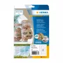 Selbstklebe-Etikett HERMA 10763 Permanent Braun 360 Stück Ellipse 63,5x42,3 mm