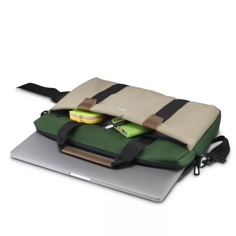 Hama Silvan 35.8 cm (14.1 Zoll) Toploader Tasche Beige, Grün