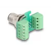 DeLOCK M12 Transfermodul-Adapter 8-polig A-kodiert Stecker auf 9-polige Klemmleiste
