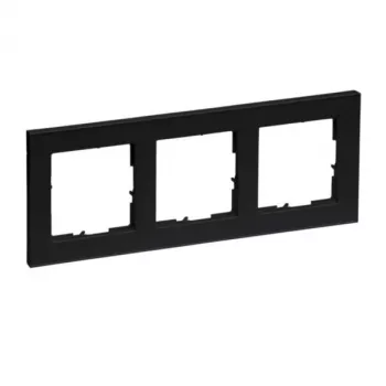 Legrand 765383 Wandplatte/Schalterabdeckung Schwarz