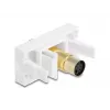 DeLOCK 90872 Kabel-Adapter Mini-DIN 4-polig Weiß