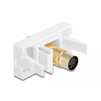 DeLOCK 90872 Kabel-Adapter Mini-DIN 4-polig Weiß