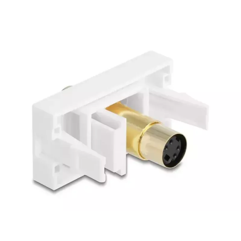 DeLOCK 90872 Kabel-Adapter Mini-DIN 4-polig Weiß