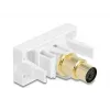 DeLOCK 90873 Kabeladapter Mini-DIN 6-polig Weiß