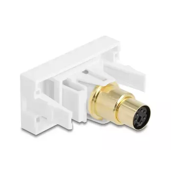 DeLOCK 90873 Kabeladapter Mini-DIN 6-polig Weiß