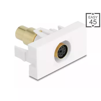 DeLOCK 90873 Kabeladapter Mini-DIN 6-polig Weiß