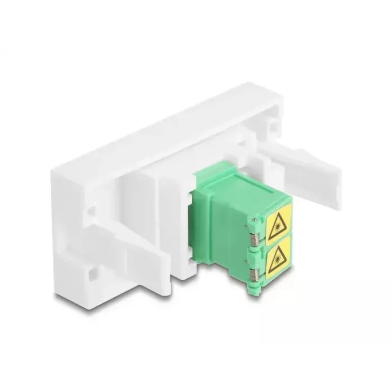 Kabeladapter DeLOCK 90875 LC Duplex Grün Weiß