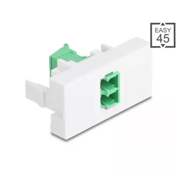 Kabeladapter DeLOCK 90875 LC Duplex Grün Weiß