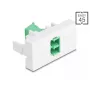 Kabeladapter DeLOCK 90875 LC Duplex Grün Weiß