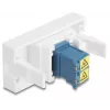 DeLOCK 90876 Kabeladapter LC Duplex Blau Weiß