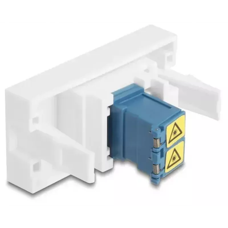 DeLOCK 90876 Kabeladapter LC Duplex Blau Weiß