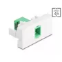 DeLOCK 90877 Kabeladapter SC Simplex Grün Weiß