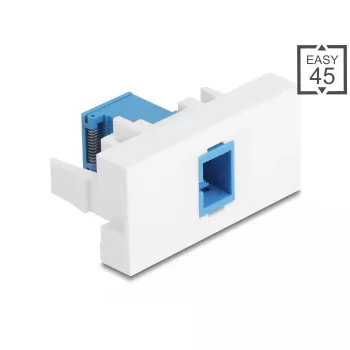 DeLOCK 90878 Kabel-Adapter SC Simplex Blau Weiß