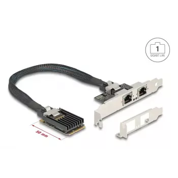 DeLOCK 95280 Interner RJ-45-Adapter Mini PCI Express 4 Gbit/s