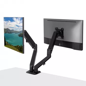 Lindy 40708 Monitor-Halterung / Ständer 68,6 cm (27 Zoll) Schreibtisch Schwarz