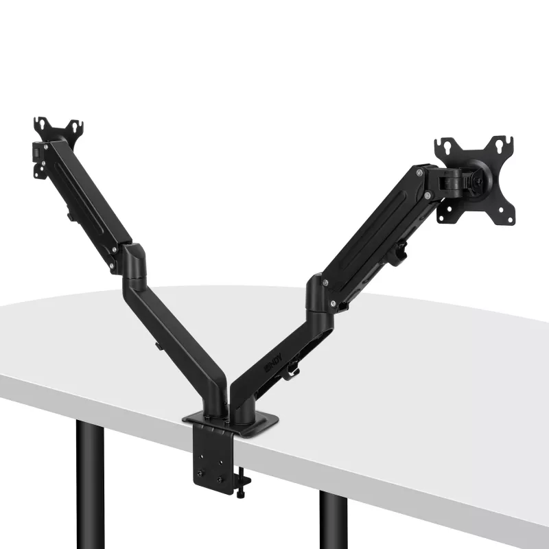 Lindy 40708 Monitor-Halterung / Ständer 68,6 cm (27 Zoll) Schreibtisch Schwarz