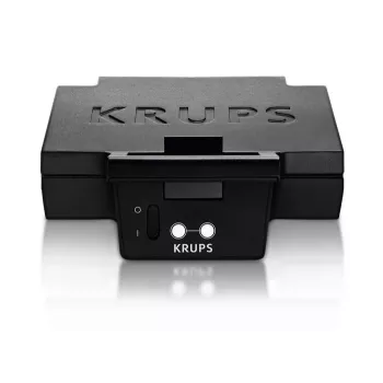 Sandwichmaker KRUPS FDK461, 850 W, schwarz, macht 4 Sandwiches, 234×265×108 mm